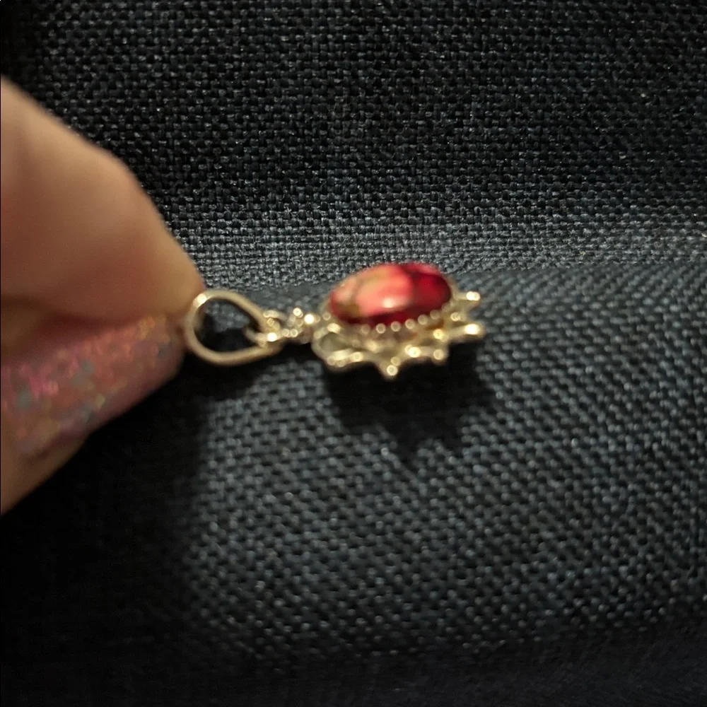 Sterling Silver Rose dahlia new - Picture 5 of 5